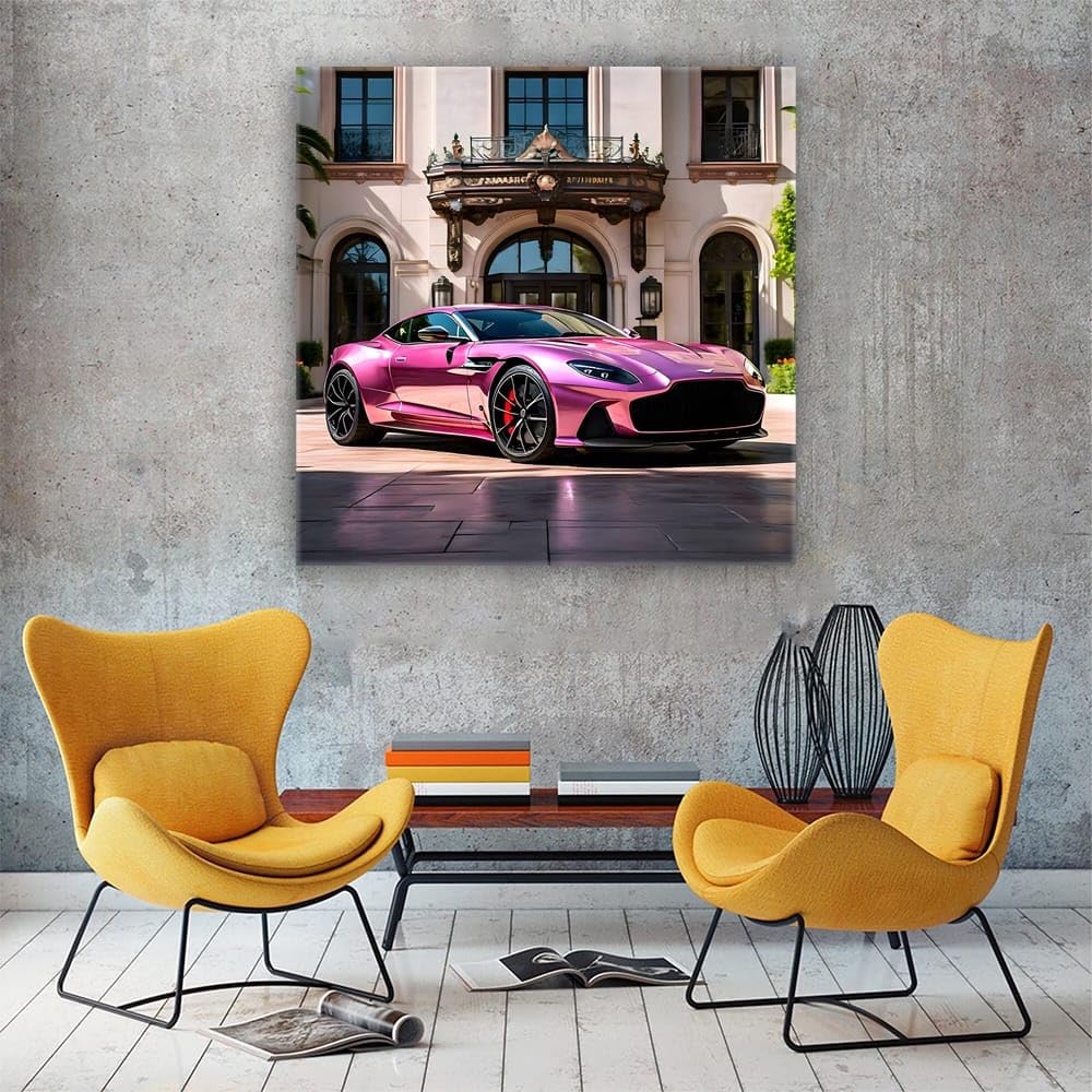 Aston Martin Interior Pink