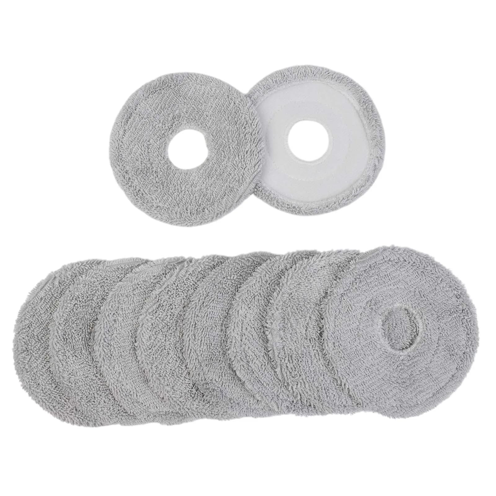 Shiketong Mop Pads,Compatible For Dreame,For L10 Ultra For L10S Ultra For X50,Compatible For Mova,For P50 Microfiber Robot Mop Cloth Vacuum Parts(10 PACK)