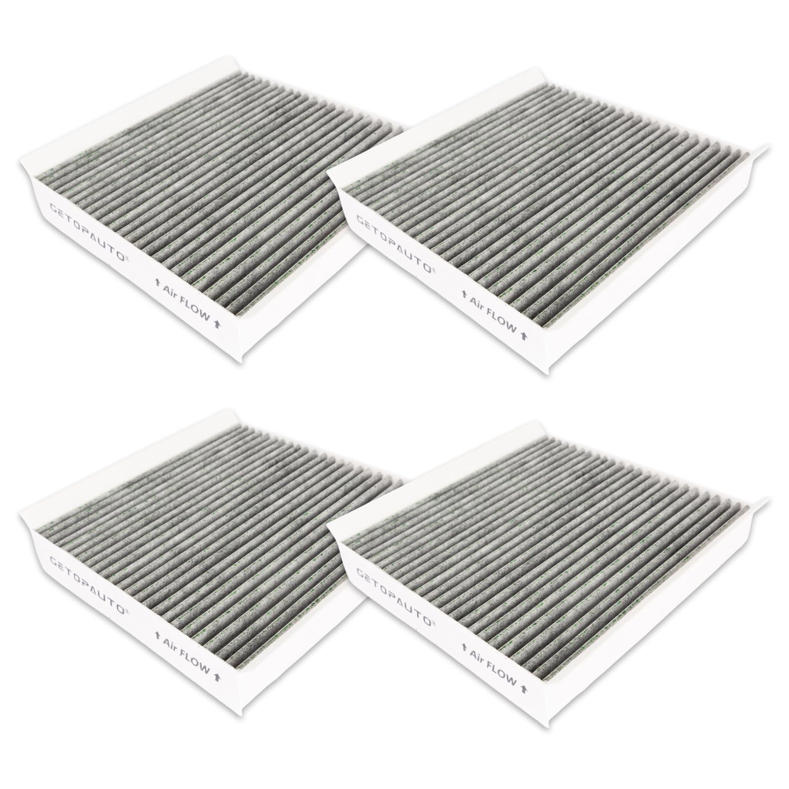 GETOPAUTO FP92 Cabin Air Filter with Activated Carbon Compatible with Ford F150 2015-2023, F250 F350 F450 F550 2017-2022, Ford Expedition 2018-2023