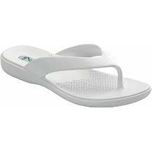Oka-B Womens Elle Flip Flop Sandals Salt, Medium-Large 8.5-9.5
