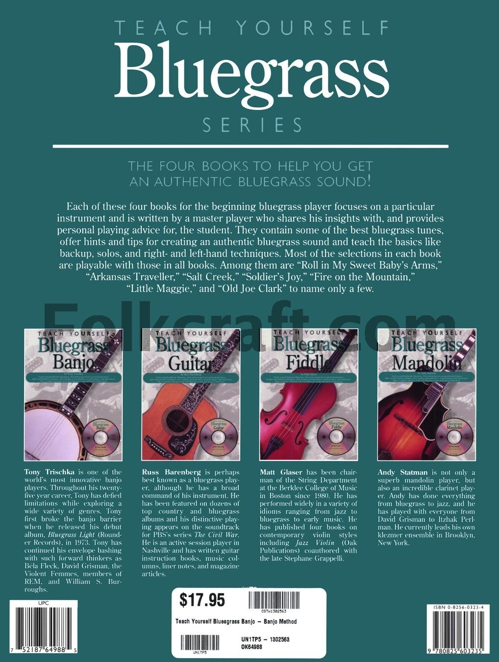 Teach Yourself Bluegrass Banjo Book/Online Audio