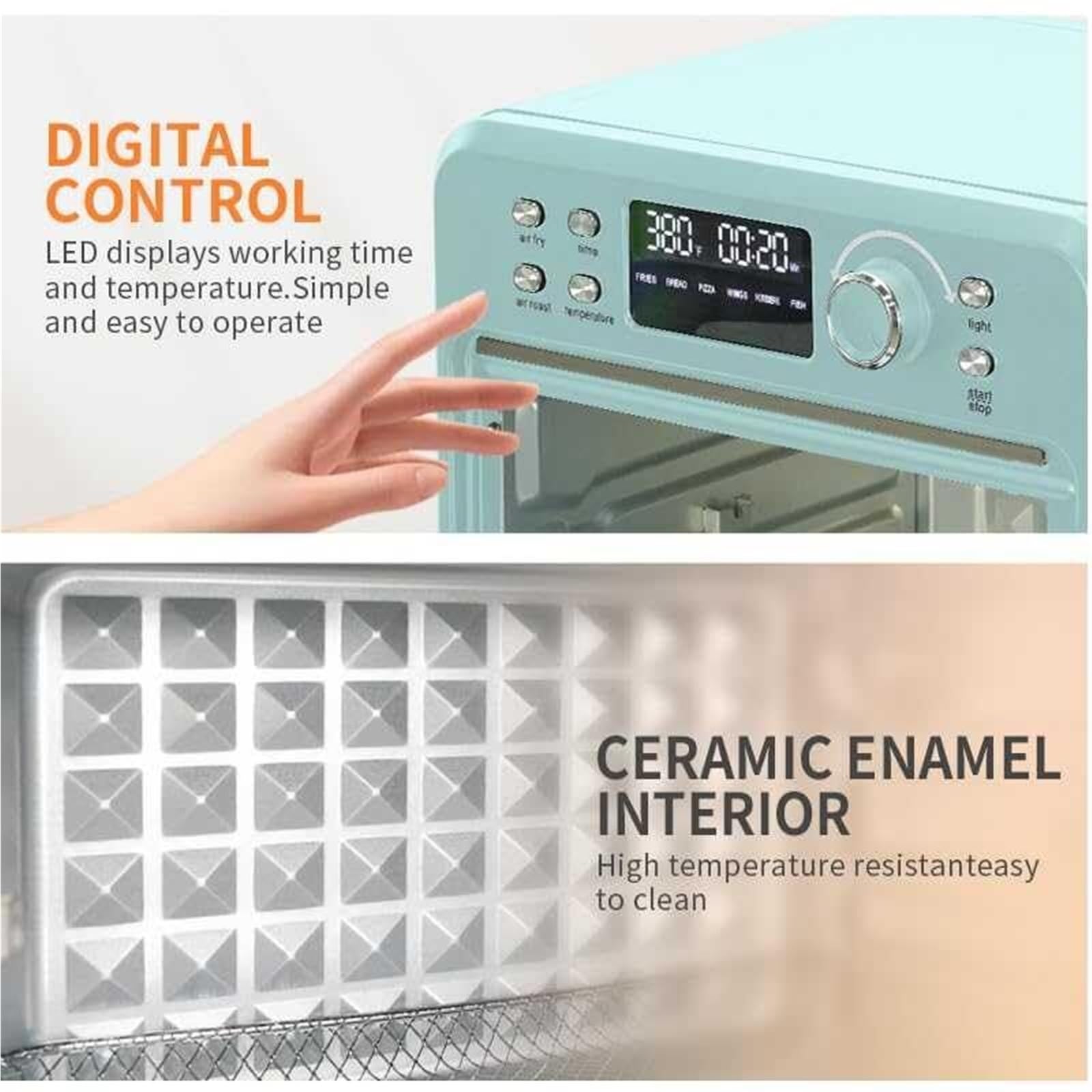 Máquina de horno de sublimación para espacios en blanco de sublimación, horno de convección de luz con pantalla digital para tazas, vasos, tazas y botellas de agua