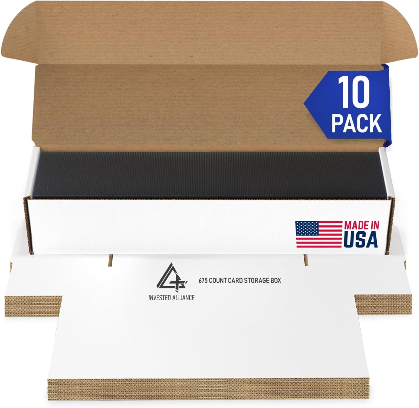 Premium Trading Card Box Storage For Sports, Baseball, Football, Basketball, MTG & TCG Collector | Baseball Card Storage Boxes & Organizer For Magic Sorter Bulk. Sports Holder For Collection.