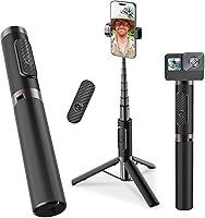 Vista 1 de Selfie Stick - Trípode de aleación de aluminio para selfie stick con soporte de trípode plegable para viajes, rotación de 270 grados, compatible