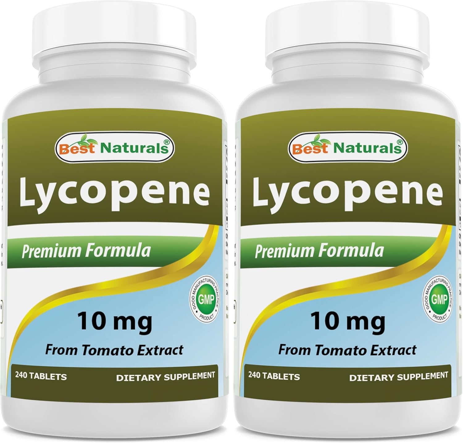Best Naturals Lycopene Tomato Extract 10 mg 240 Tablets (Pack of 2)