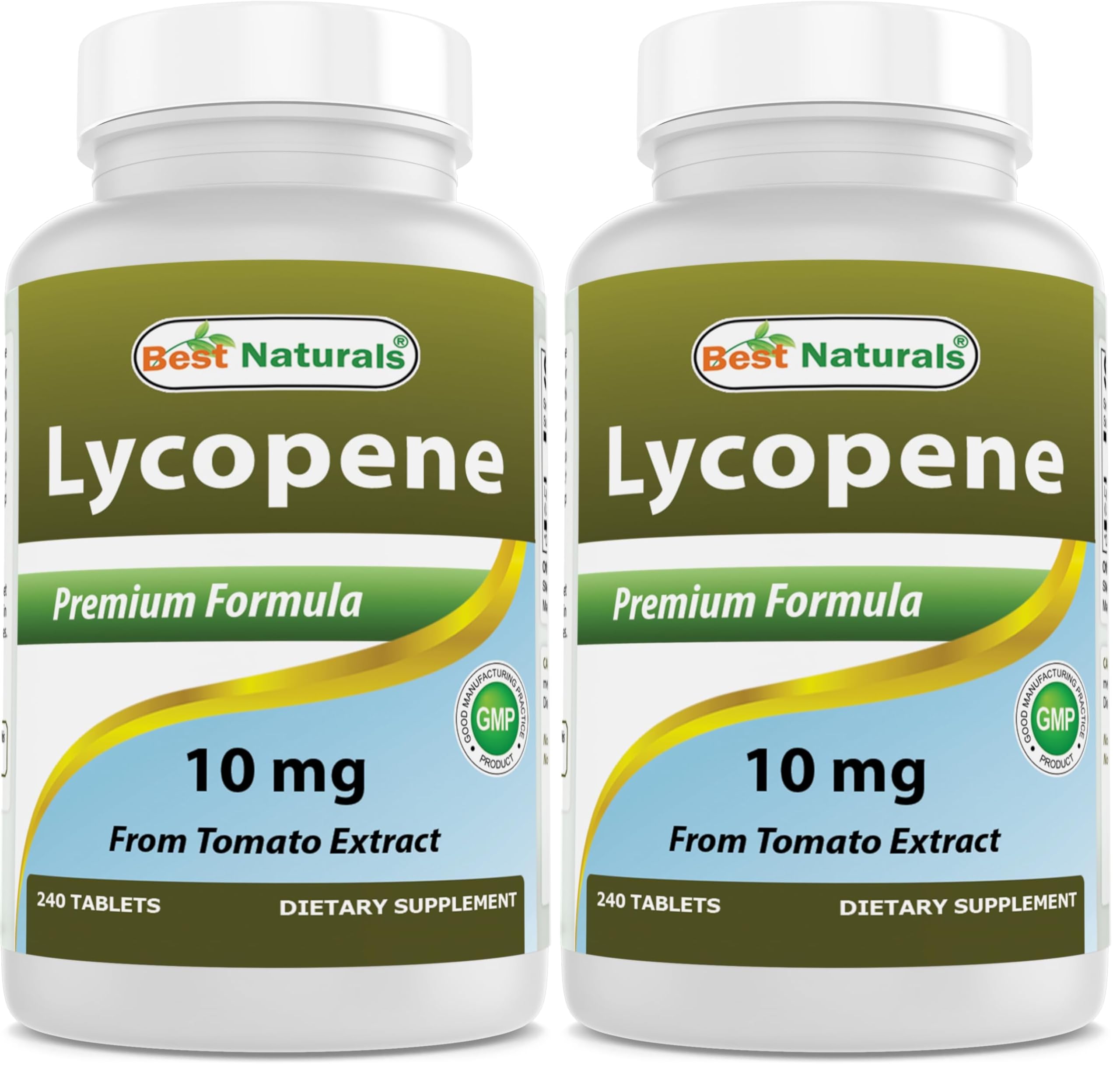Best Naturals Lycopene Tomato Extract 10 mg 240 Tablets (Pack of 2) 120 Count (Pack of 2)