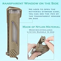 Vista 5 de Battery Storage Box 2-Hole Waterproof Battery Case for 18650/AA/AAA/CR123