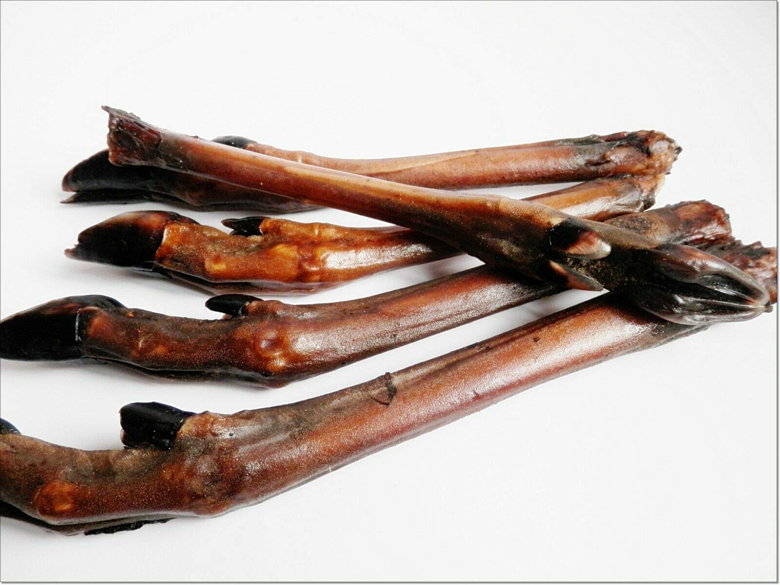 (10pcs) ROE Venison Wild Game Leg Hoof Collagen 100% Natural Dried Dog Treats