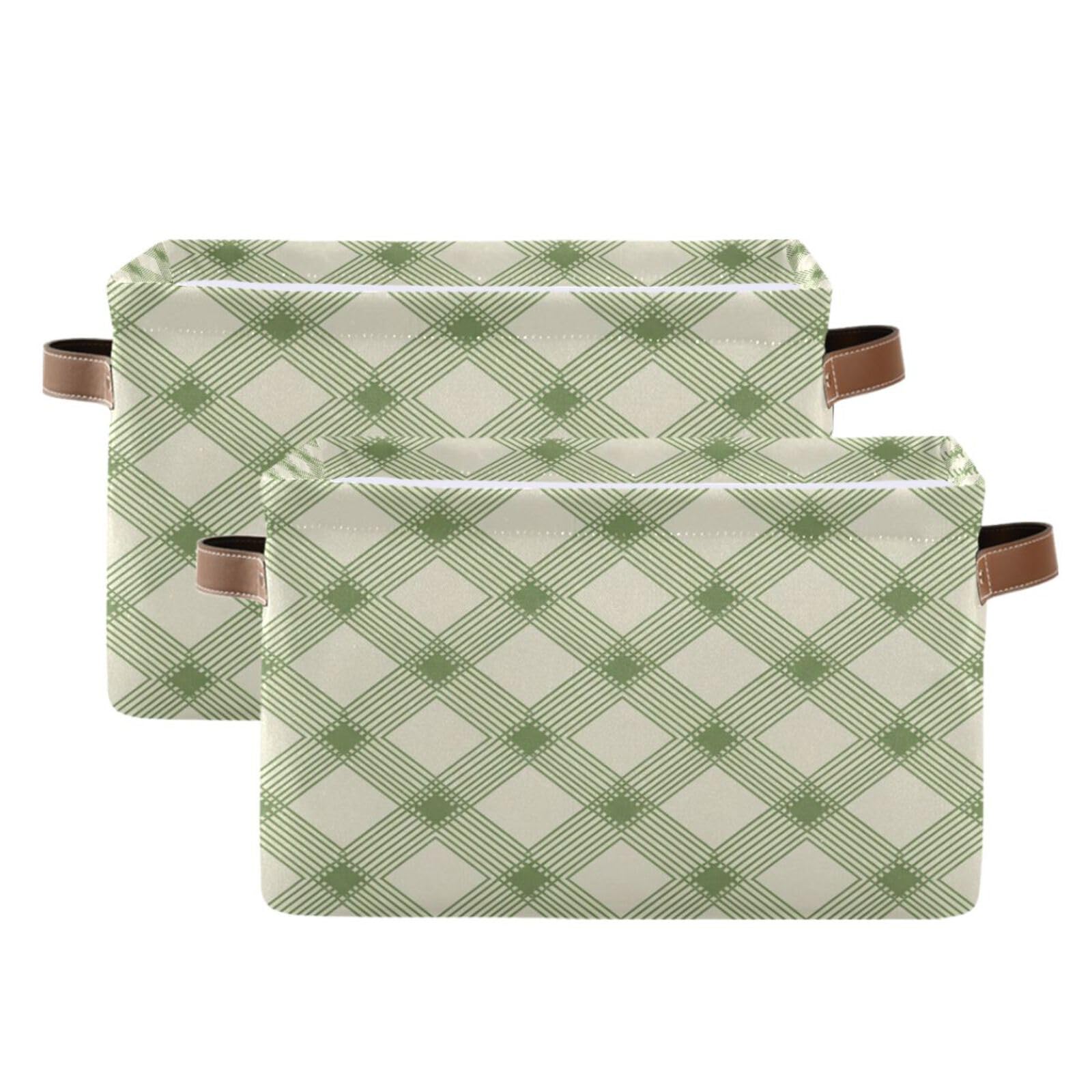 Bac de rangement de maison pliable lot de 2 grands paniers pour buanderie