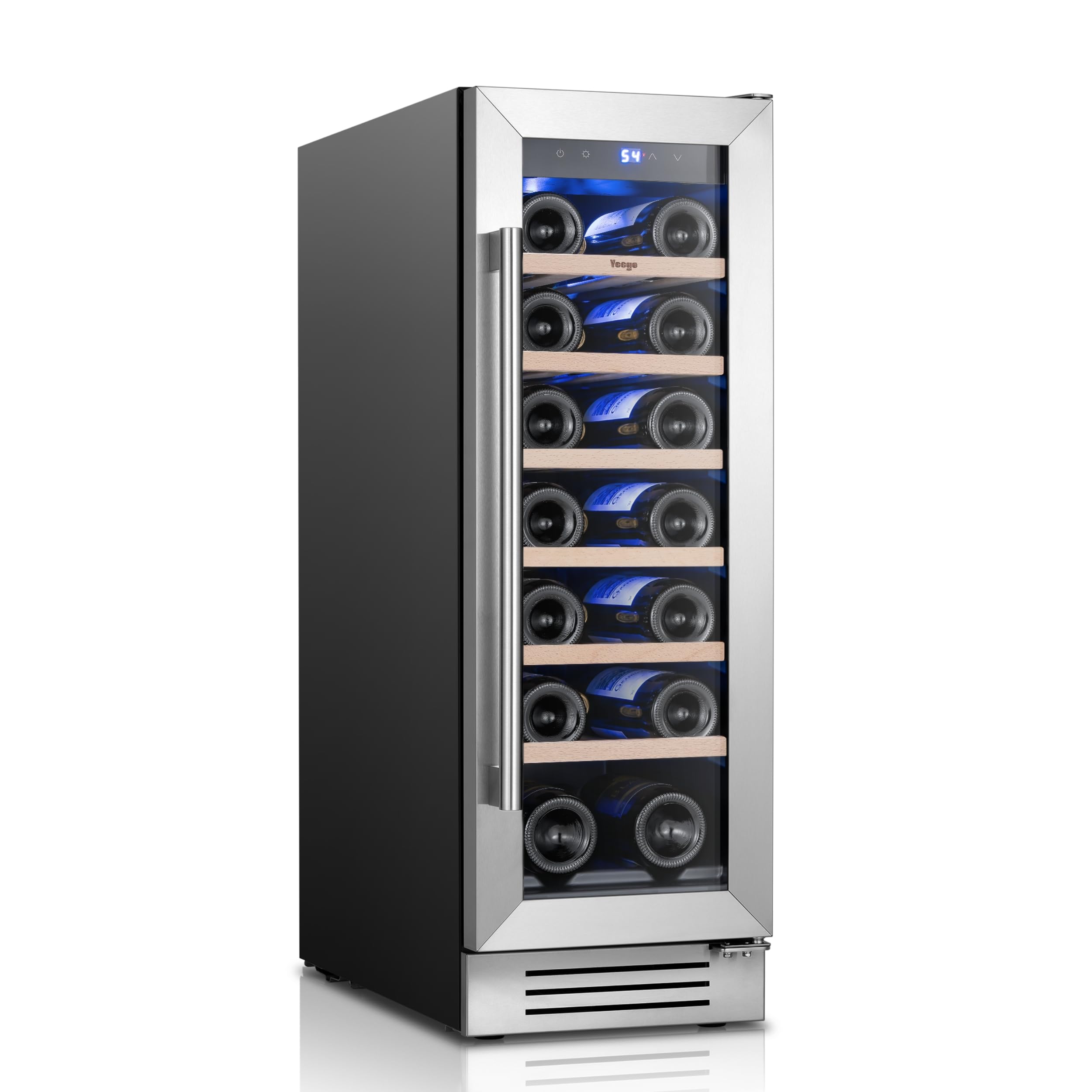 Yeego 12 Inch Wine Fridge, 20 Bottle with 40-65°F