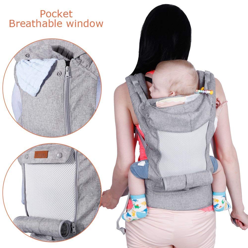 Lictin Baby Carrier Wrap for Newborn Baby Wrap Carriers Front and