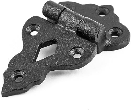 Miniatura 6 de Renovators Supply Manufacturing Bisagras de gabinete de 2 pulgadas de hierro forjado negro Hoosier 38 pulgadas. Bisagras de gabinete de cocina