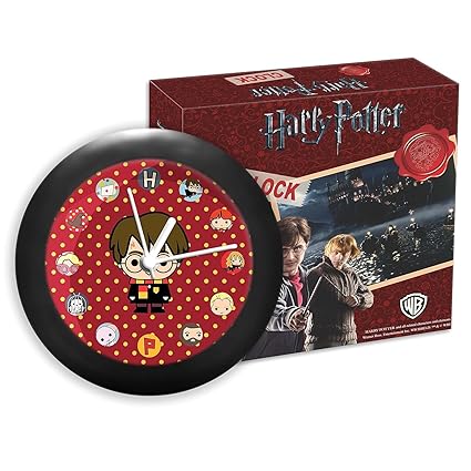 Epic Stuff - Harry Potter - Table Clock, Gift Set Birthday Gift/Official Licensed by Warner Bros, USA (Harry Potter Cartoon)