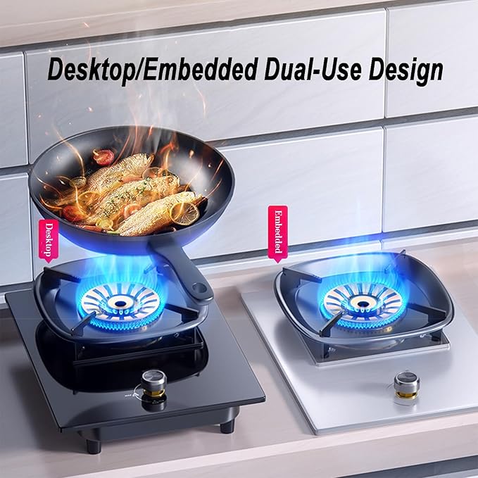 Estufa de Gas 1 Puesto 43x33 cm Empotrable miniatura 9