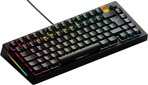 GLORIOUS GMMK 3 HE 75% Anpassbare Tastatur w/Knob, UK in Schwarz
