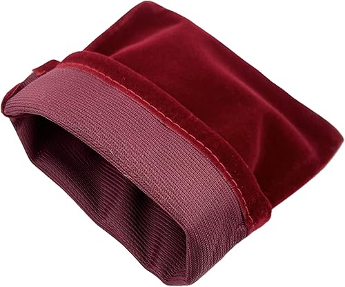 Miniatura 4 de Palmhomee Paquete de 24 bolsas de terciopelo con cordón para regalo, bolsa de terciopelo para joyas, bodas y fiestas (5 x 6 pulgadas, Bungundy)