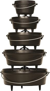 Lodge Campfire Cooking Tripod - Adjustable Chain - Steel Cooking Tripod for Campfire - 43.5 Inch