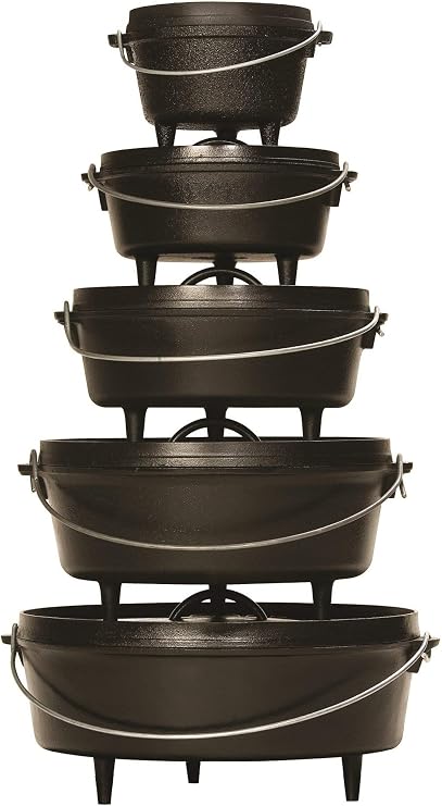 Lodge Campfire Cooking Tripod - Adjustable Chain - Steel Cooking Tripod for Campfire - 43.5 Inch