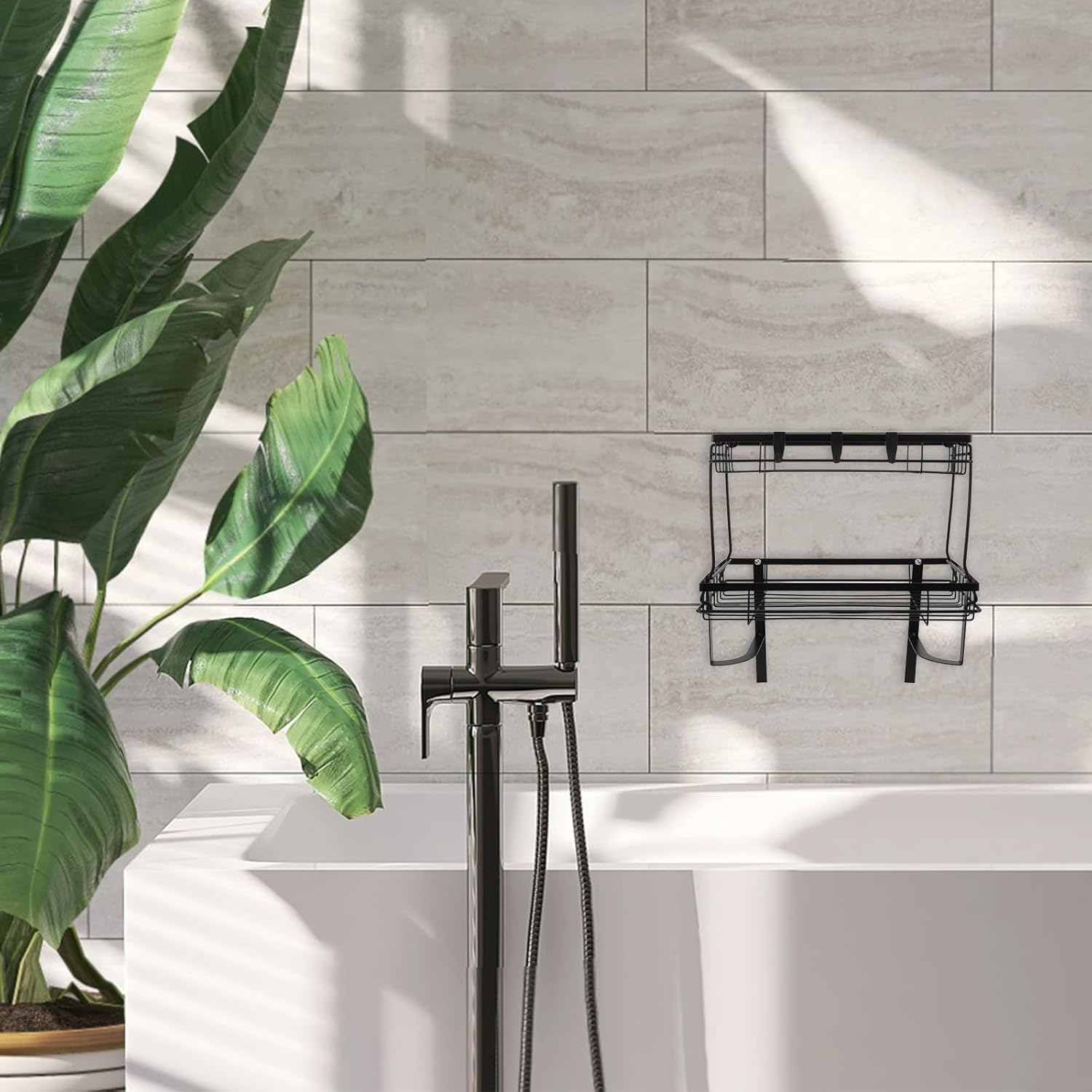 Over The Toilet Shelf: Carbon Steel Over The Toilet Organizer Dual-Layer Bathroom Organizer - Storage Rack for Home Dorm Hotel Bathrooms