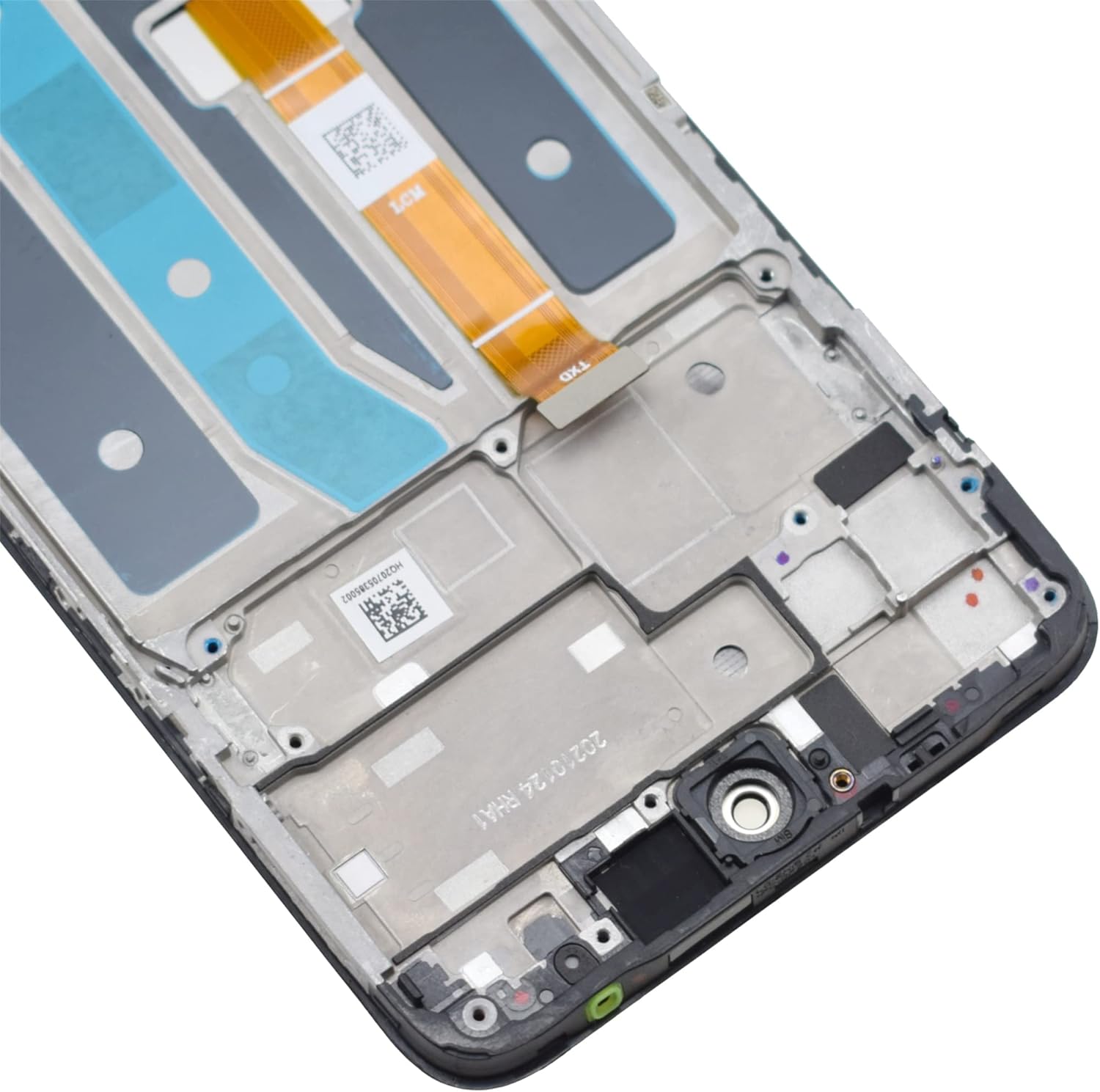 Complete Screen LCD Digitizer Touch Assembly Replacement for LG K42 LM-K420 LM-K420H with Tool Kit and Screen Frame Installed Black 6.6"