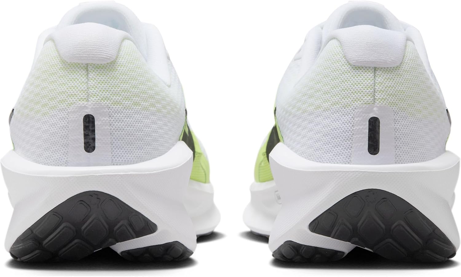 Nike Downshifter 13 Men's Road Running Shoes (FD6454-105, White/Light Lemon Twist/Volt/Black) Size 11.5