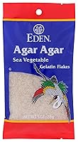 Vista 1 de Eden Agar Agar - Copos de verduras marinas de 1 onza, paquete de 1