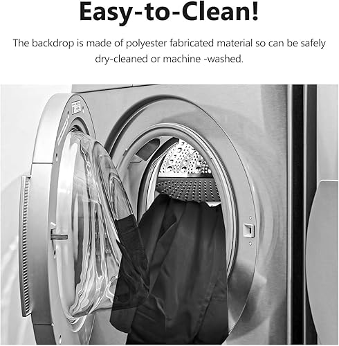 Miniatura 4 de LimoStudio AGG1894 - 10 pies x 12 pies, pantalla de fondo blanco y negro, Chromakey, fondo de tela para estudio de fotografía, para videofoto.
