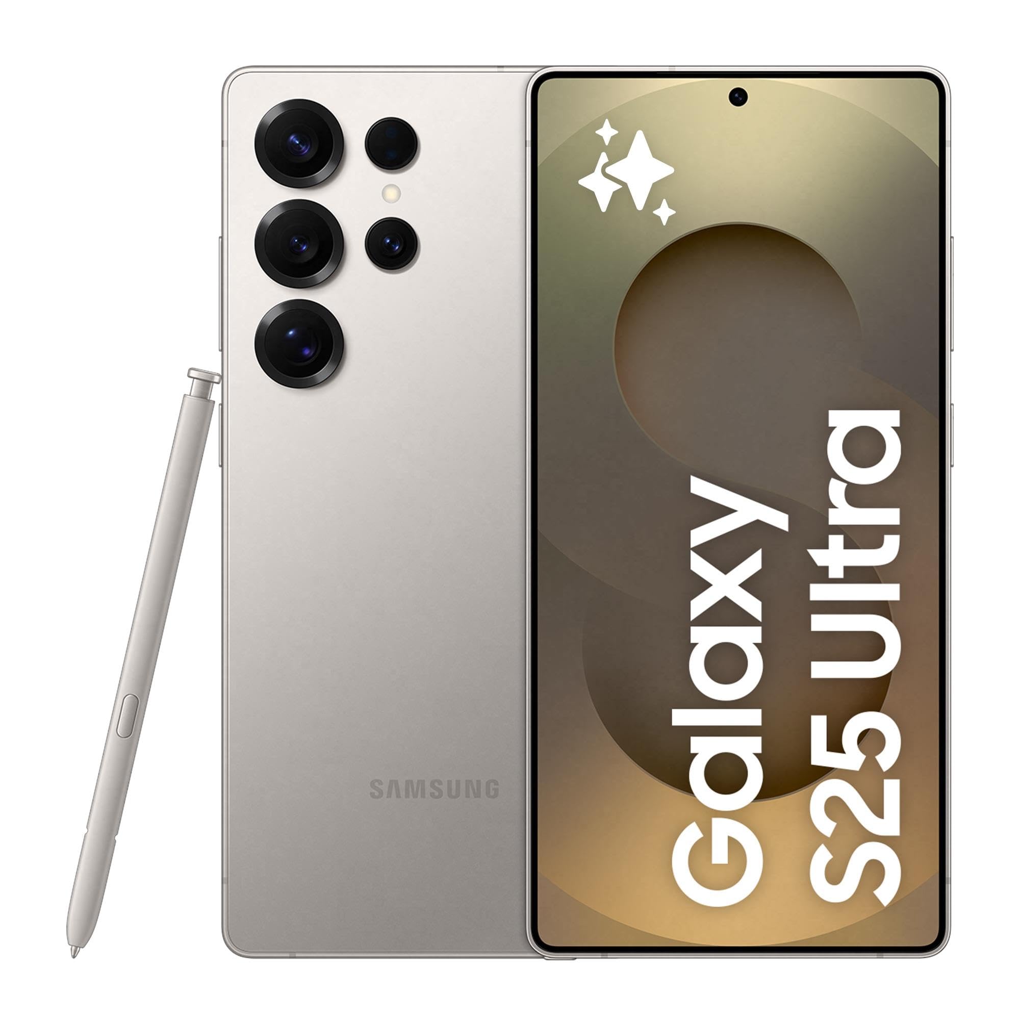 Samsung Galaxy S25 Ultra Smartphone AI, 3 anni di Garanzia del produttore, Display 6.9'' QHD+ Dynamic AMOLED 2X, Fotocamera 200MP, RAM 12GB, 512GB, 5.000 mAh, Titanium Gray [Versione italiana]