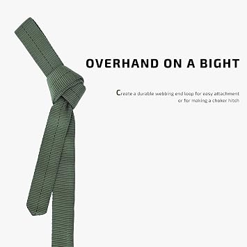 GM CLIMBING 1 inch MIL-W-5625 Nylon Tubular Webbing Milspecs 4000Lbs Durable for Outdoor Tactical Parachute Rescue Survival Tie Down