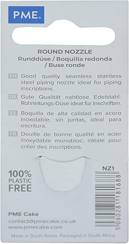 Miniatura 6 de Jem Enterprises - Boquilla redonda redonda para decoración de tuberías #3R