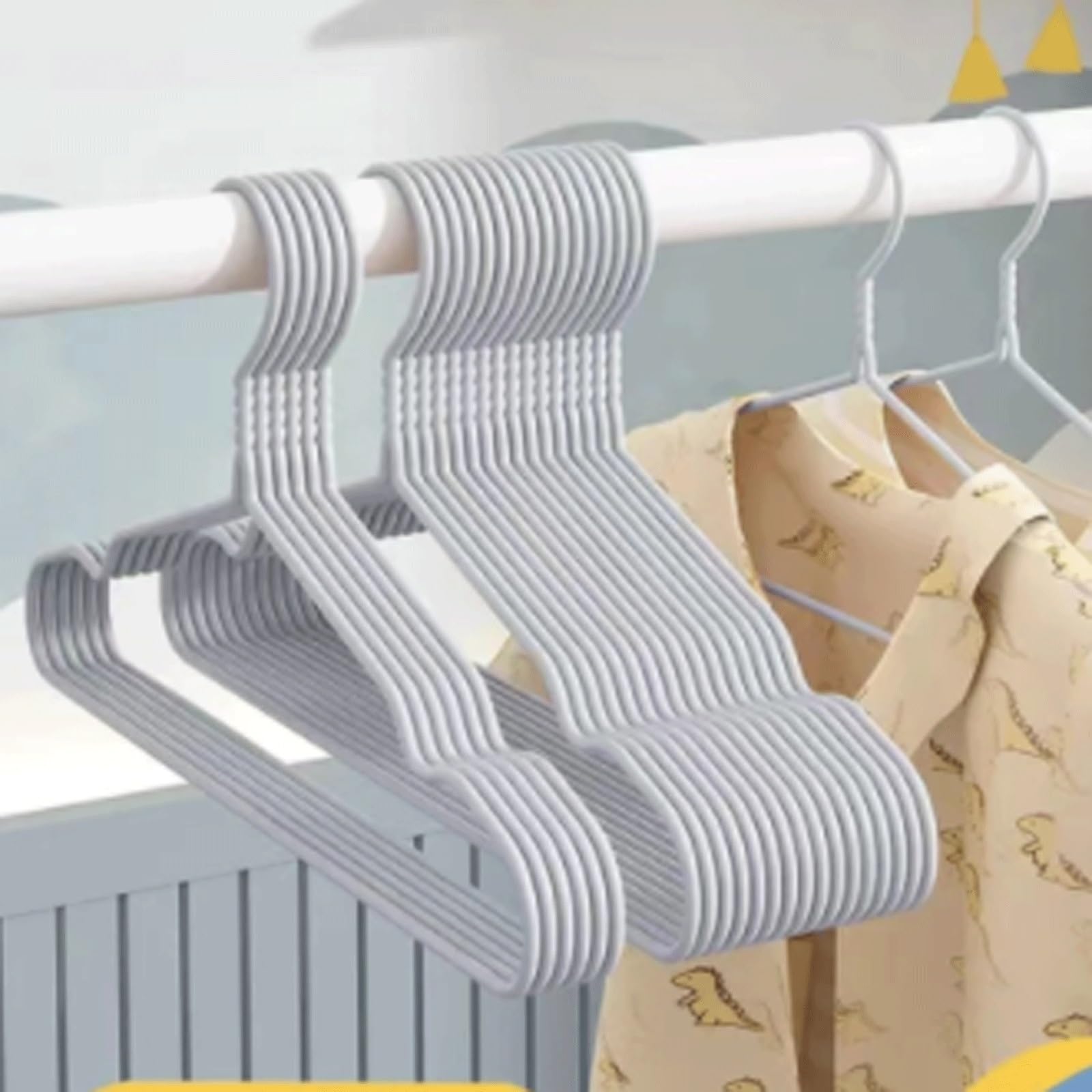 30 Pack Plastic Kids Hangers Childrens Clothes Hanger Coat hanger