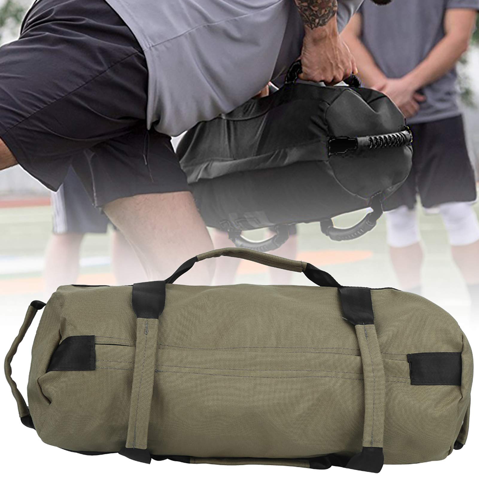 Fitness Power Bag para entrenamiento de fuerza, bolsa de de levantamiento ajustable, material de poliéster, Genericxp08ufhtso