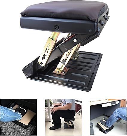 Amazon フットレスト 足置き あしおき台 足置き台 足台 オフィス 飛行機 車用 カーグッズ オットマン フットレスト 足置き Brown フットレスト 文房具 オフィス用品