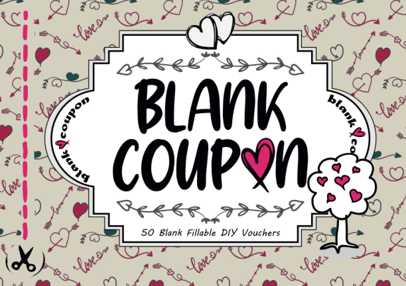 Blank Coupon Book 50 DIY Blank Love Coupons Fillable Vouchers For Him