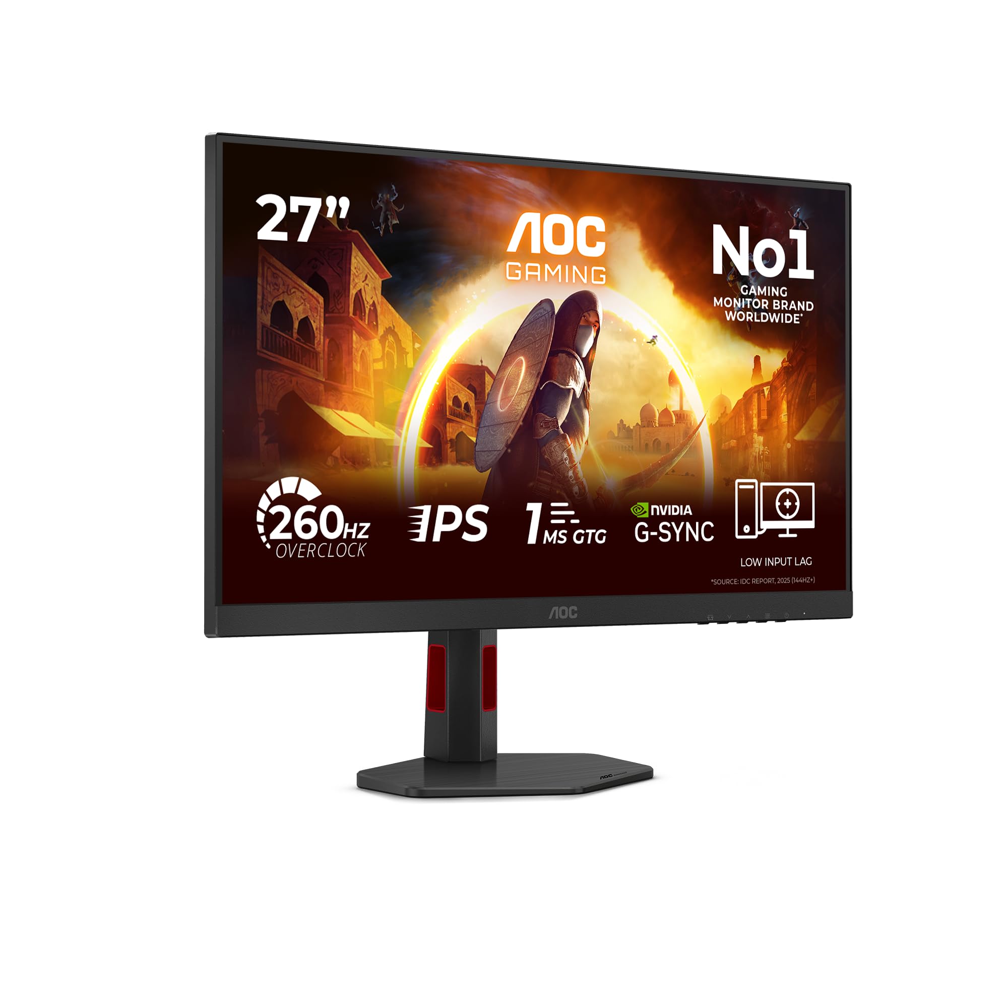 Aoc Black/Red G4 27G4zr Computer Monitor 68.6 Cm (27") 1920 X 1080 Pixels F