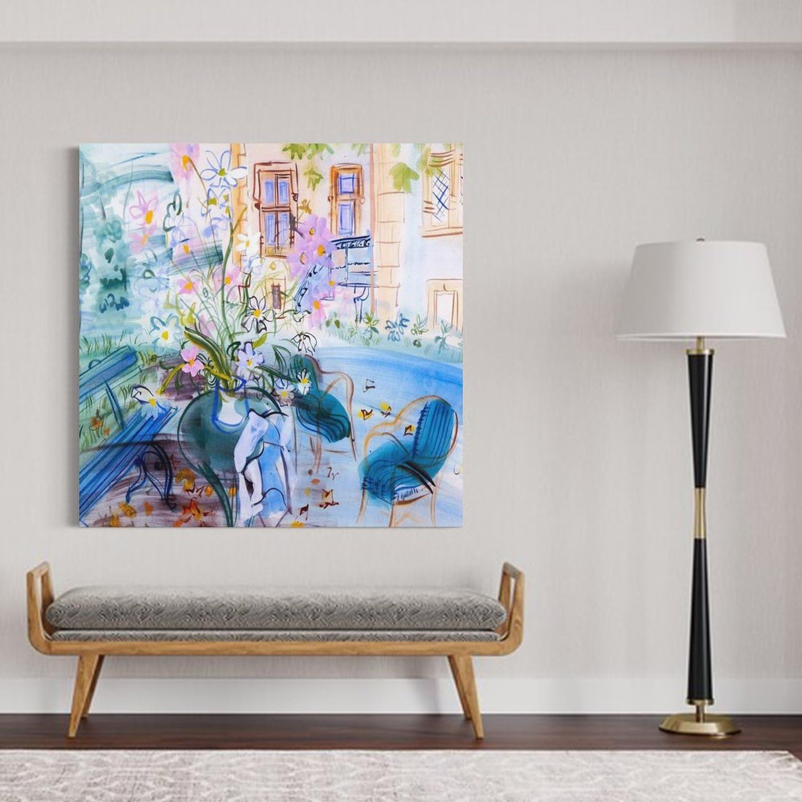 Amazon.co.jp: ラウル・デュフィRaoul Dufy絵画：花屋事務所，アート