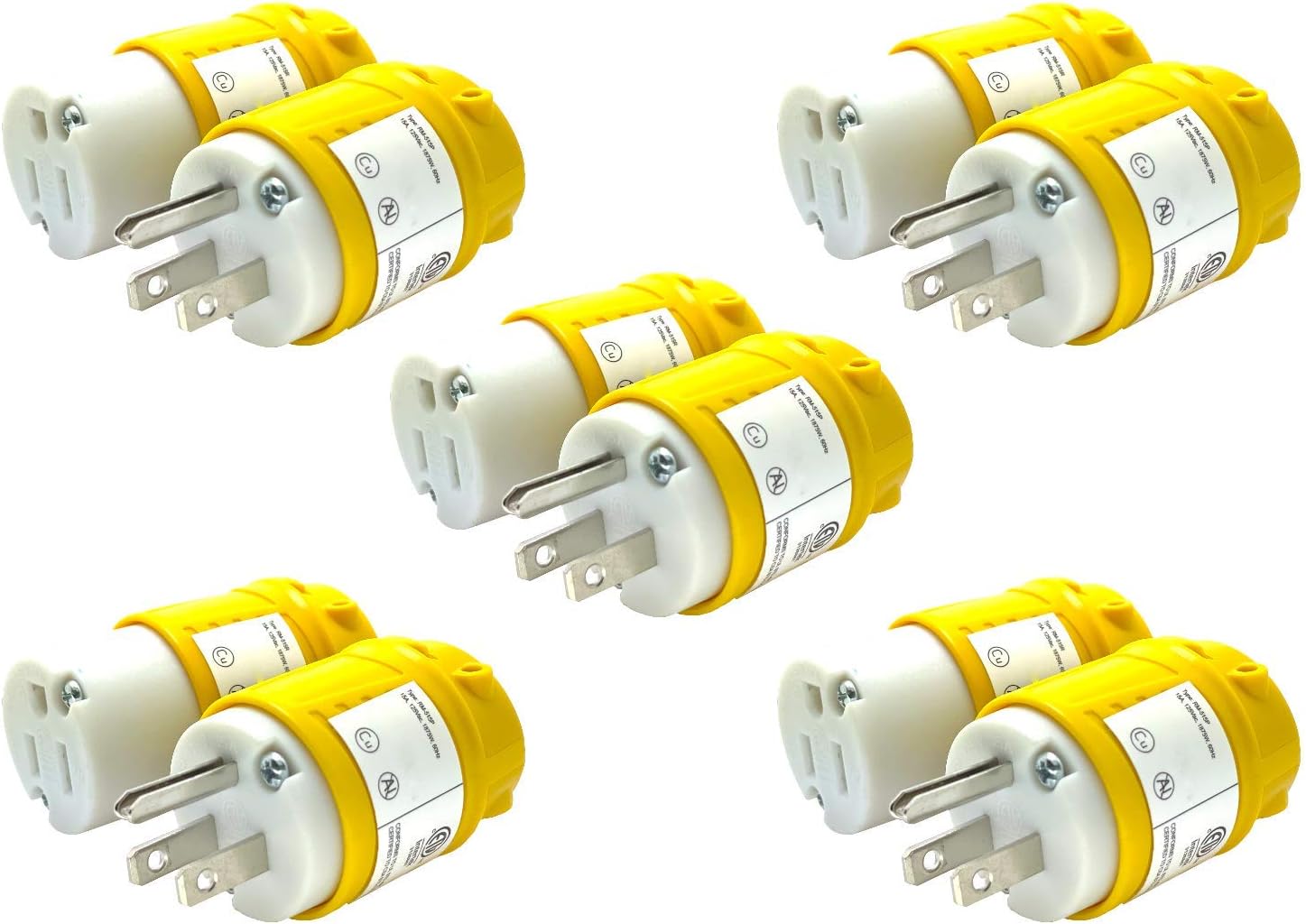 Buy Sintron Extension Cord Ends Male and Female, 515P Plug 515R