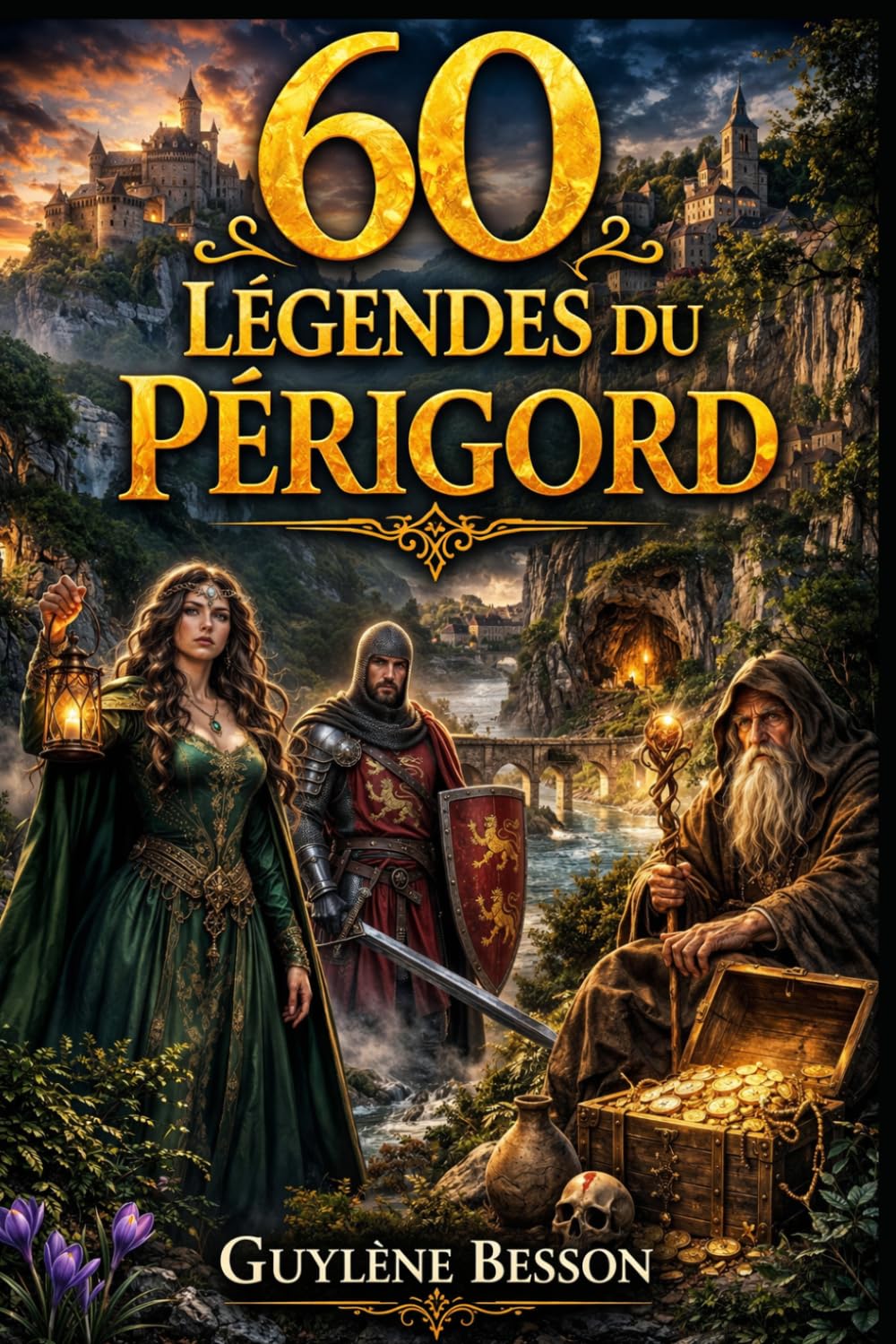 60 Légendes du Périgord: Secrets de la Dordogne. Un voyage illustré entre Histoire, Mystères et Sagesses ancestrales du Périgord Noir, Vert, Blanc et Pourpre. (Collection Légendes et Terroirs)