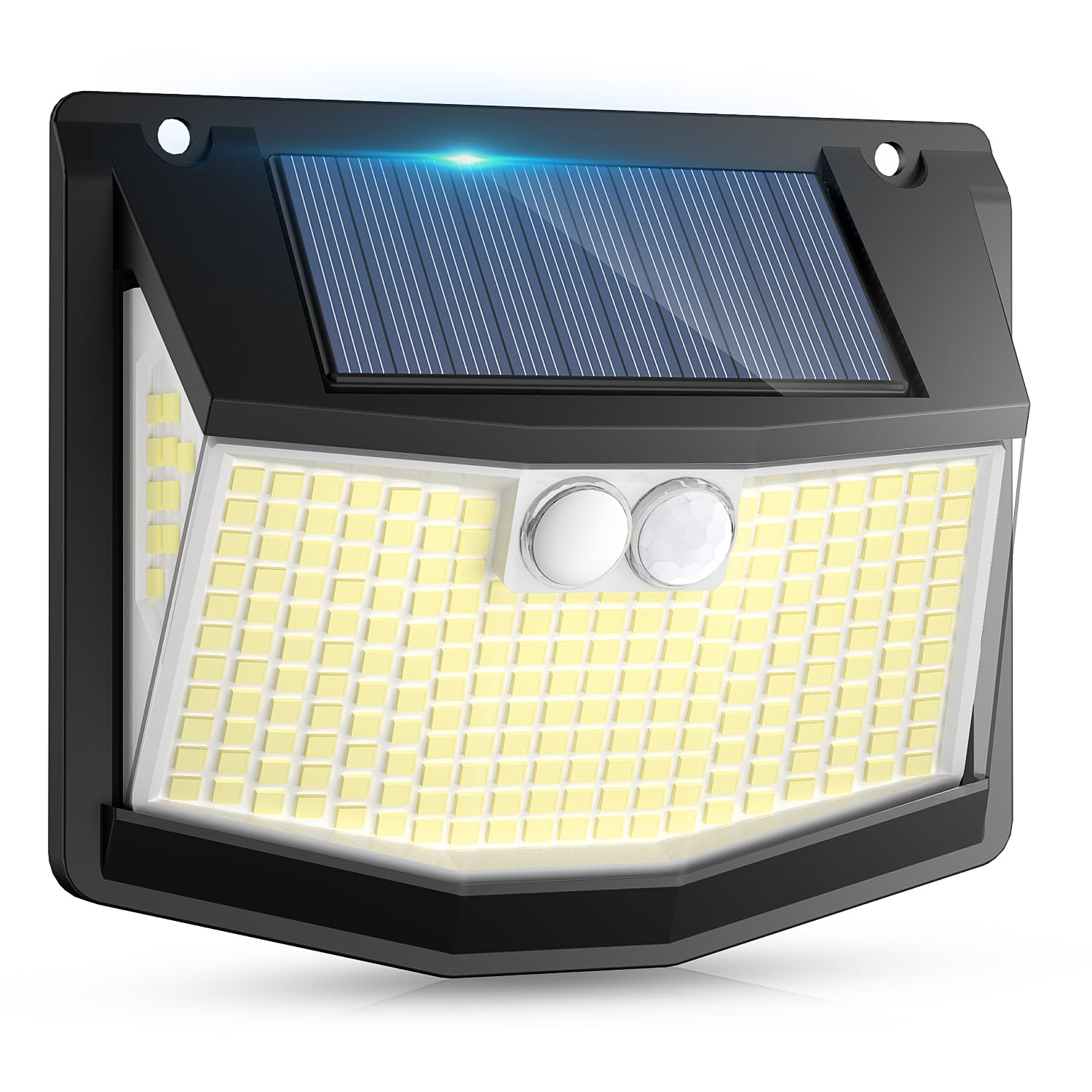 Solarleuchte für den Außenbereich Bewegungsmelder: 248 LEDs Solarlicht für Außenbereich mit Bewegungsmelder 3 Modi 270° Beleuchtung IP65 wasserdicht Außenleuchte Wandleuchte für Garten Garage 1 Stück