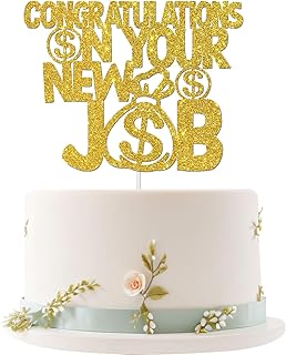 Congrats on Your New Job Cake Topper, New Job Who Dis Cake Decor, Congratulations Job Party Decorations Gifts