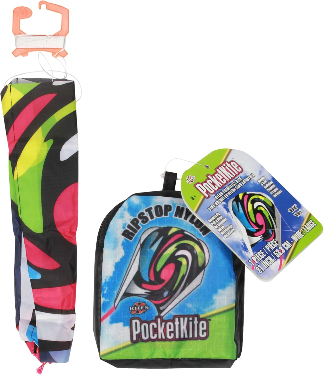 X Kites PocketKite™ Parafoil Kite Assortment in PDQ Nylon Kite