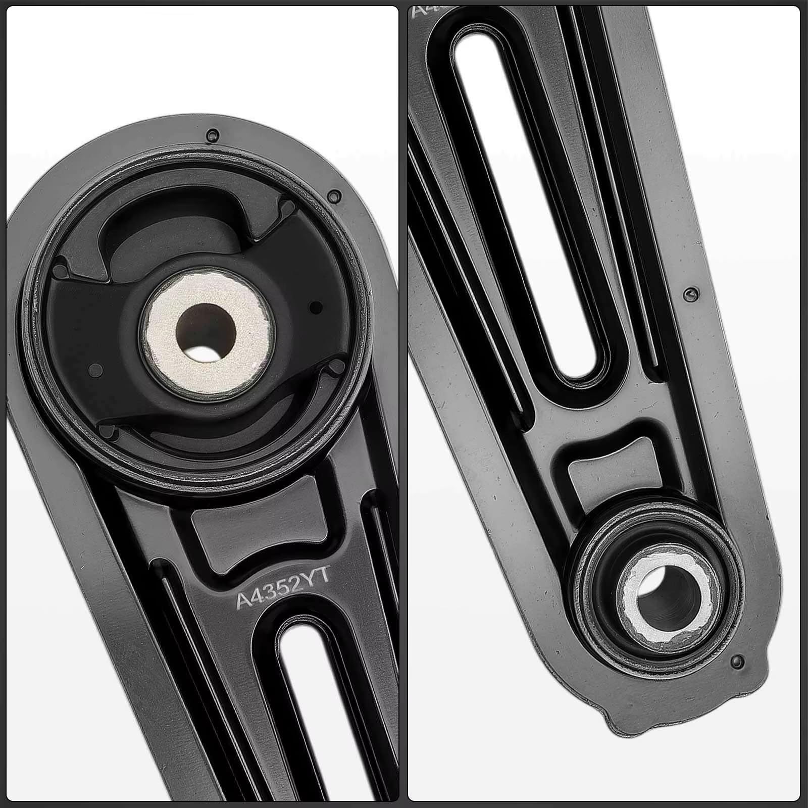 Silentblock Compatible con para Rogue 2008-2013 para Sentra 2007-2012 A4352 11360JD00A Soporte De Puntal De Torsión del Motor Inferior Delantero
