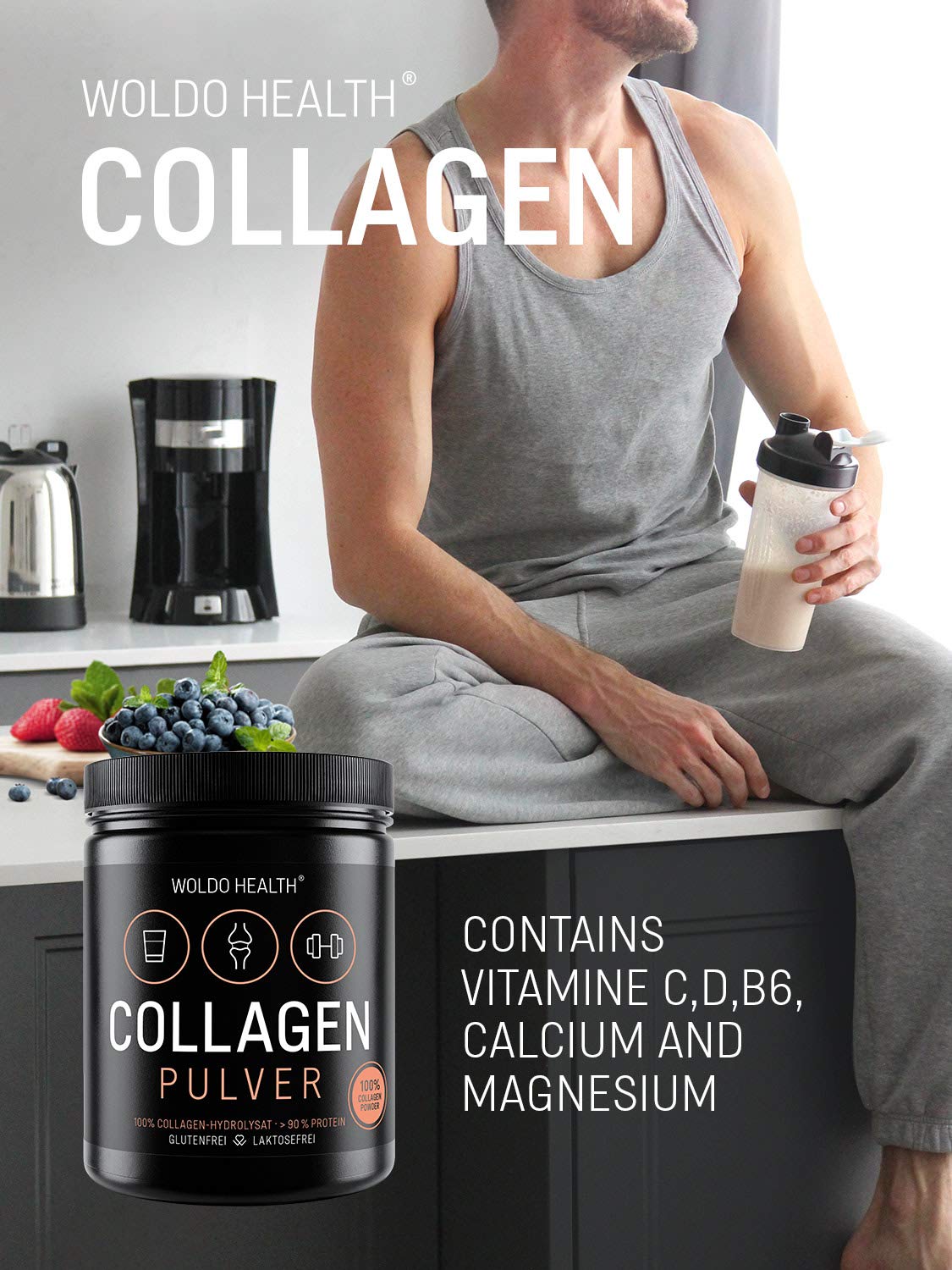 Collagen Beef Protein Powder 500g Tasteless and odorless Halal with