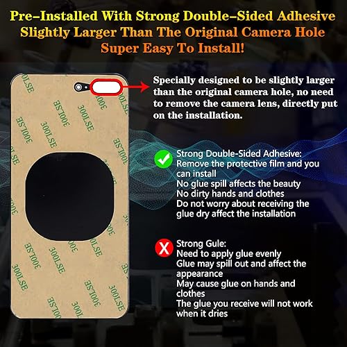 Miniatura 31 de Reemplazo de la cubierta de cristal trasera trasera compatible con iPhone 12 de 6.1 pulgadas + herramientas profesionales (verde)