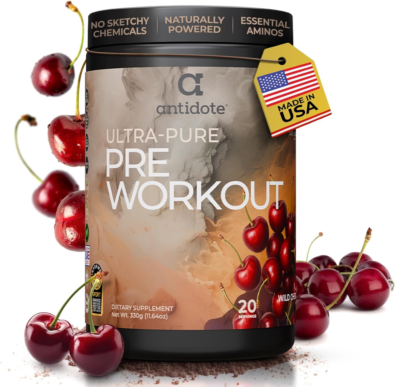 Antidote Clean Pre-Workout Powder –...