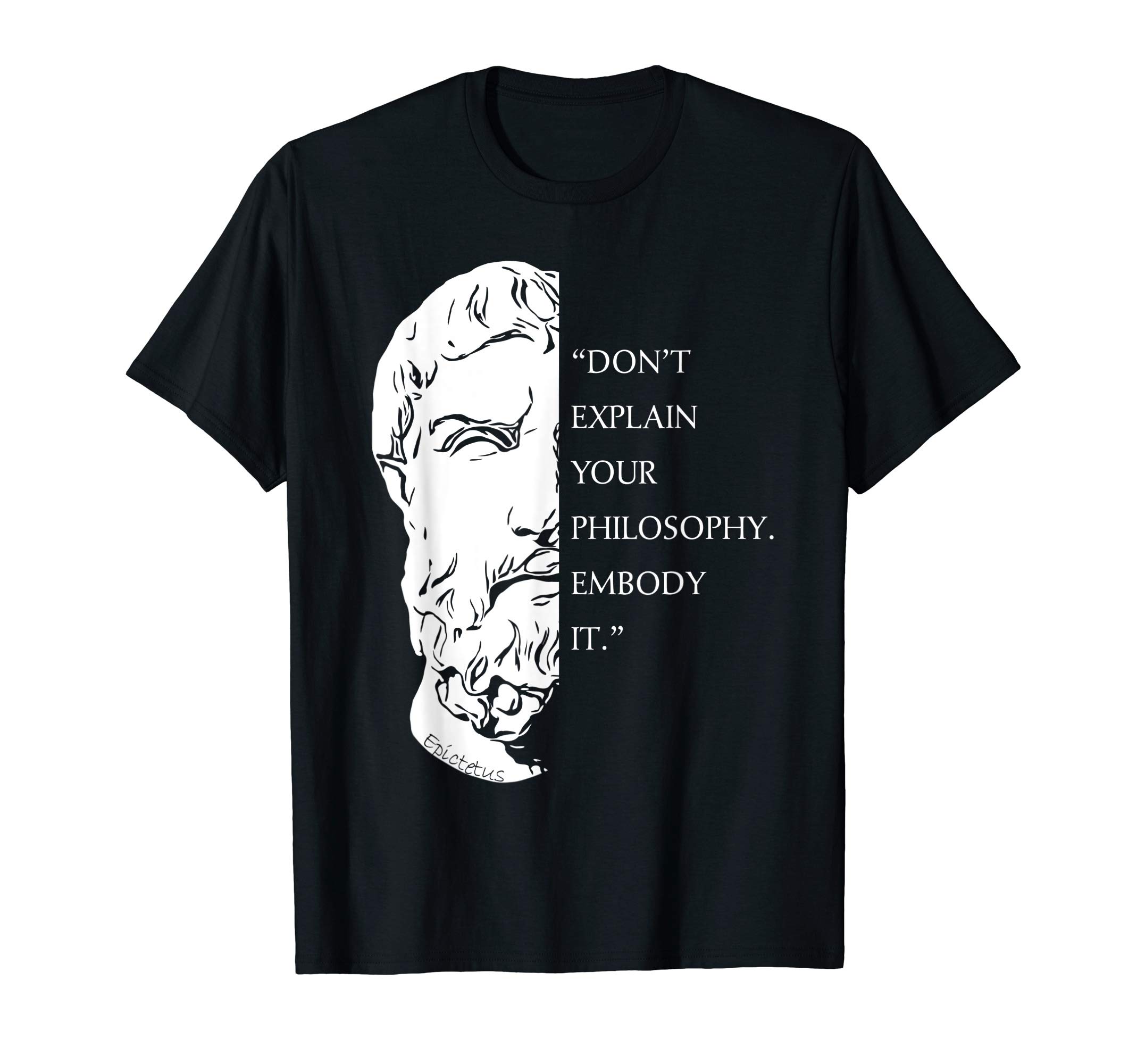 Stoic Wisdom CreationsStoic Philosophy Quote Design | Epictetus Wisdom Art T-ShirtOEKO-TEX STANDARD 100