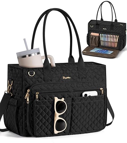 Teacher Bags for Women, 15.6 inch Laptop Work Tote Bag