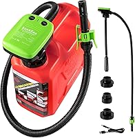 Vista 1 de Bomba automática de transferencia de combustible con sensor de parada automática (3.2 GPM), bomba de combustible eléctrica recargable por USB de 41