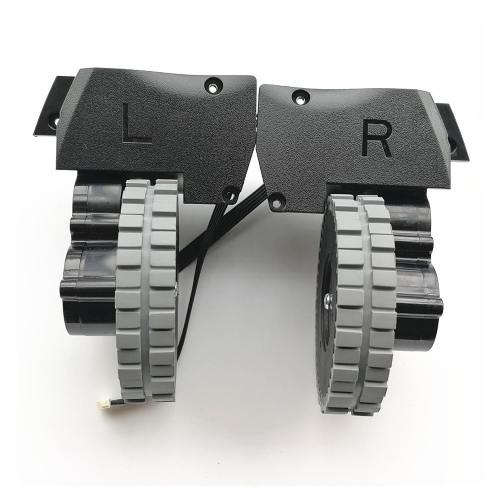 Gruppo Motore Ruota Destra Sinistra aspirapolvere Compatibile for Motore Ruote di Ricambio aspirapolvere Robot SilverCrest SSRA1 (Color : R And L Wheel)