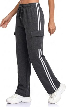 Inno Cargo Pants Women Straight Leg Track Sweatpants 28/31/34/36 Inseam